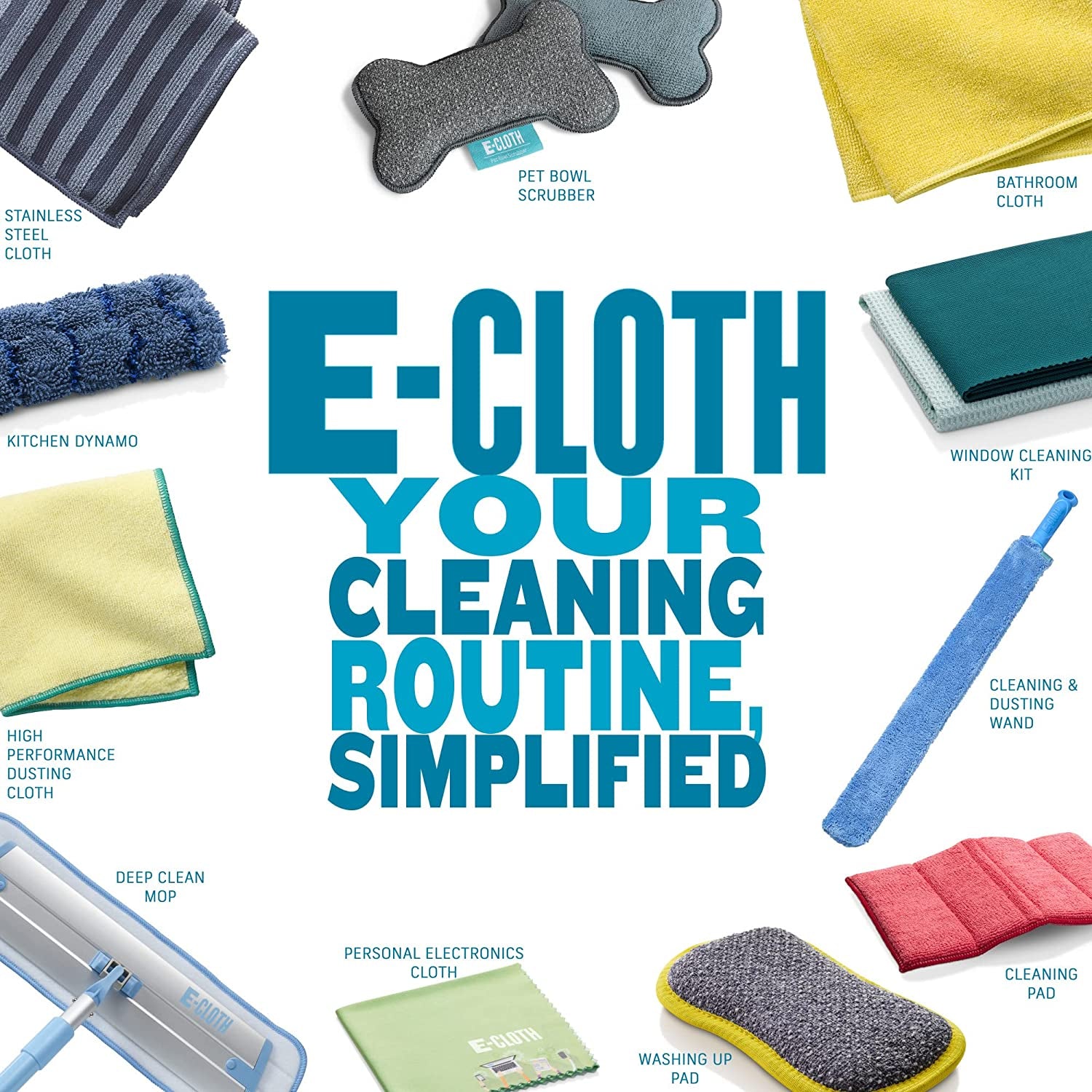 Microfiber Cloth 4-Pack, World'S Leading Premium Microfiber Cleaning Cloth, Twice as Durable as Competition, 1 Year Guarantee, Ideal for Kitchen, Countertops, Sinks, and Bathrooms, Assorted