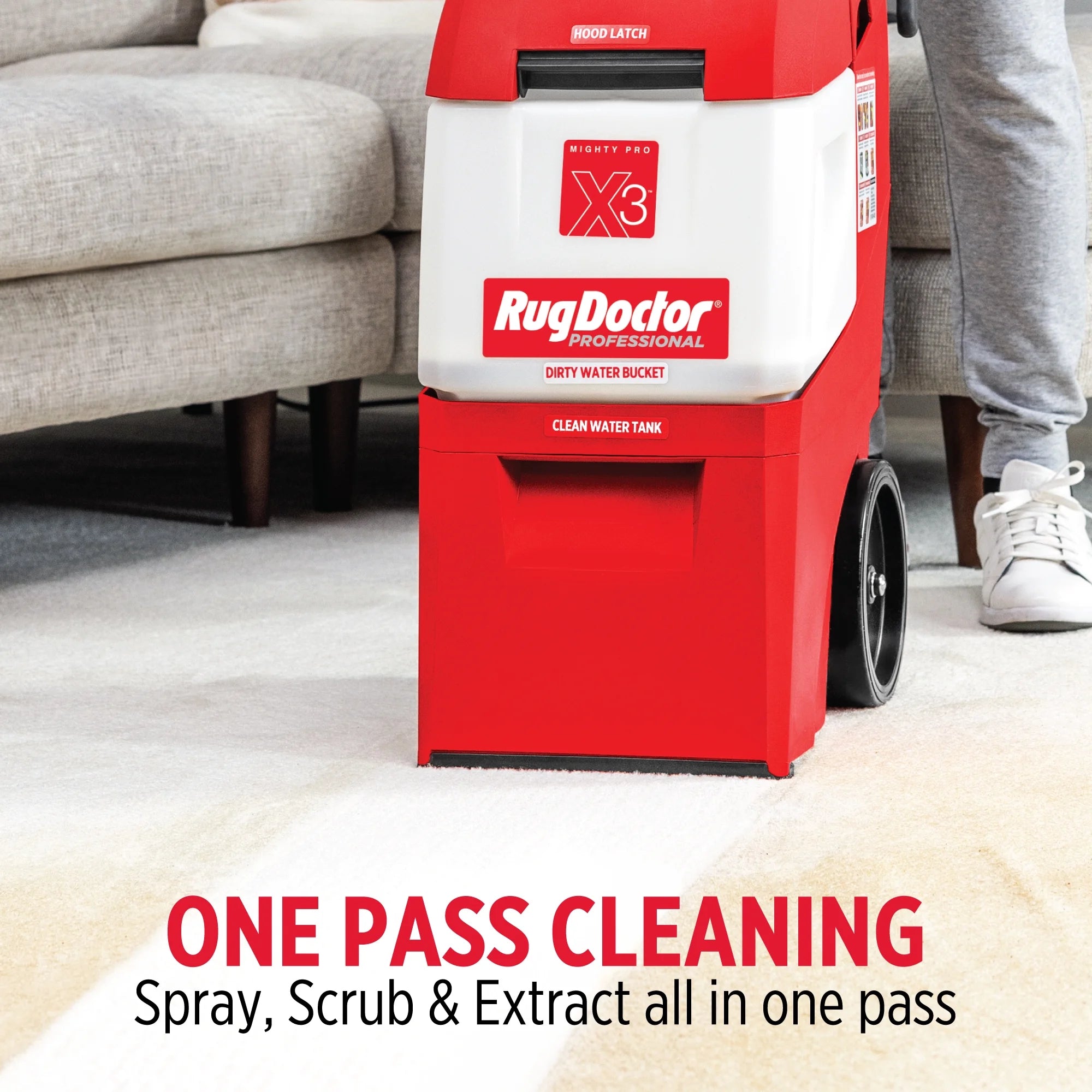 X3 Commercial Carpet Cleaner - Pro Pet Pack, Includes 48 Oz. Pet Cleaner