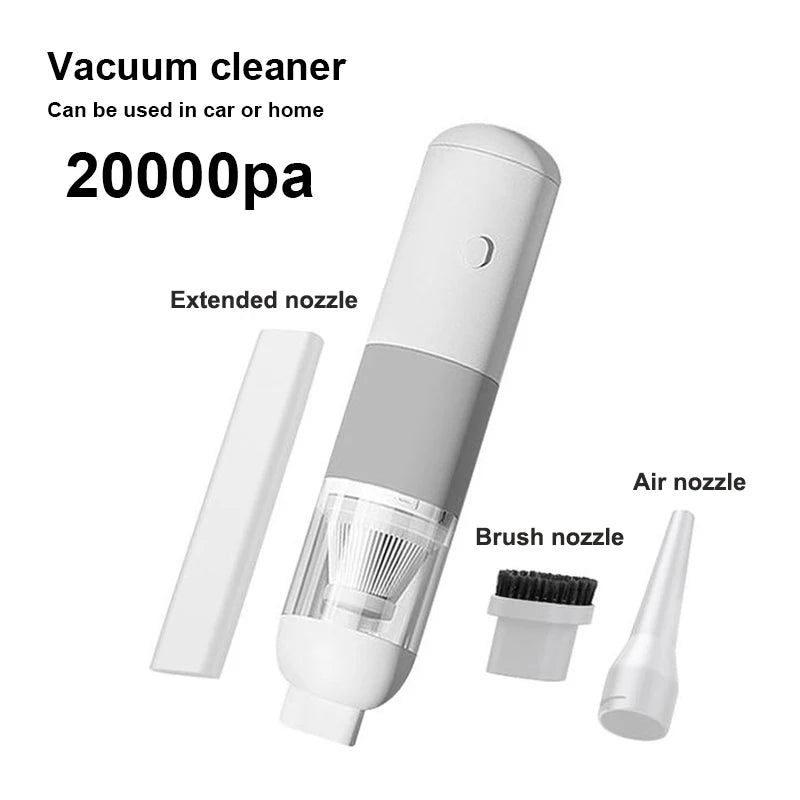 Car Vacuum Cleaner New 3 In1 Wireless Automobile Vacuum Cleaner Portable Robot Vacuum Cleaner Handheld Mini Dust Catcher
