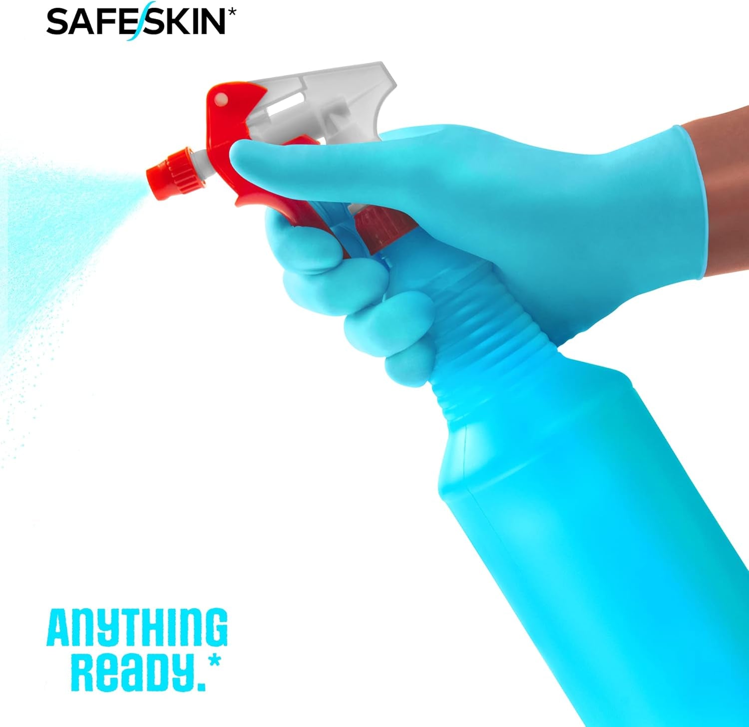 Disposable Nitrile Gloves in POP-N-GO Pack (50 or 200 Count) Medium Duty, Powder-Free -Cleaning, Gardening, Crafts