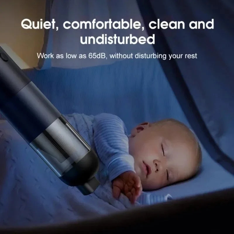 Car Vacuum Cleaner New 3 In1 Wireless Automobile Vacuum Cleaner Portable Robot Vacuum Cleaner Handheld Mini Dust Catcher