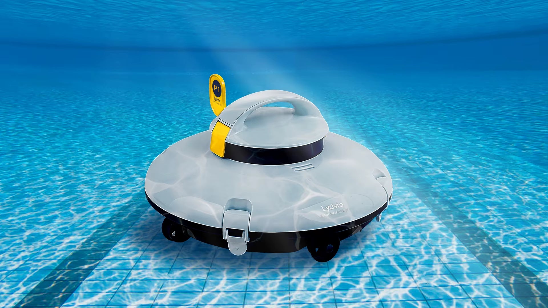 Cordless Robotic Pool Cleaner Automatic Swimming Pool Vacuum Cleaner Wireless Robot Vacuum Cleaner for Pool Auto-Parking