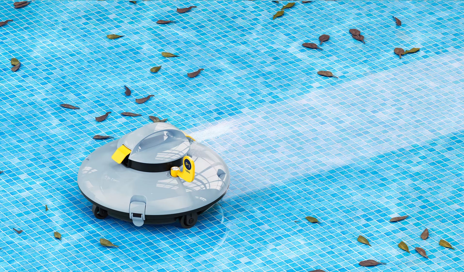 Cordless Robotic Pool Cleaner Automatic Swimming Pool Vacuum Cleaner Wireless Robot Vacuum Cleaner for Pool Auto-Parking