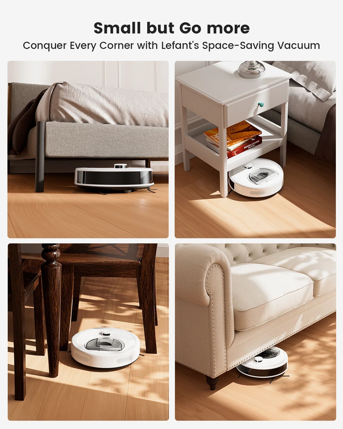 M330S Lidar Navigation Robot Vacuum and Mop, 450Ml Visible Dustbin, 190° PSD Obstacle Avoidance, Multi-Level Mapping, Robot Vacuum Cleaner for Hardwood Carpets Pet Hair