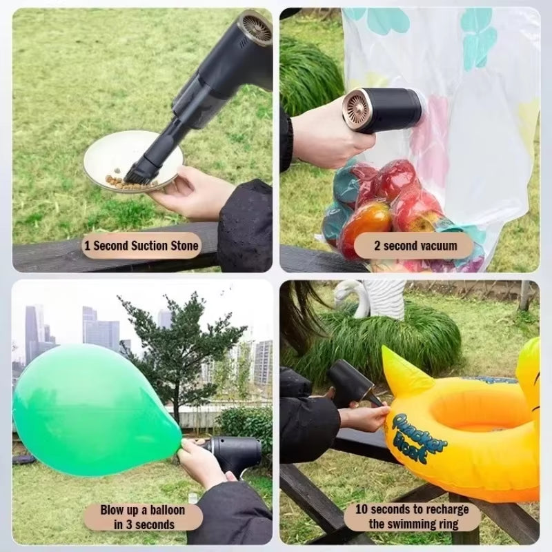 6000PA Car Vacuum Cleaner Wireless Vacuum Cleaner Strong Suction Handheld Vacuum Cleaner Powerful Blower for Car Home