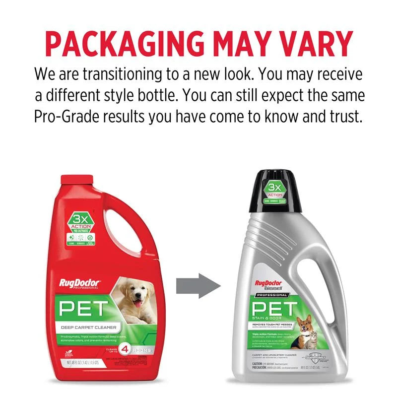 X3 Commercial Carpet Cleaner - Pro Pet Pack, Includes 48 Oz. Pet Cleaner